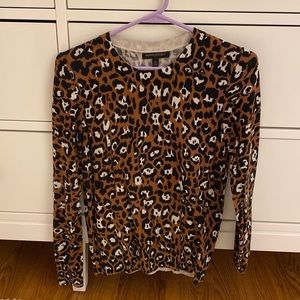 Banana Republic Leopard Print Sweater